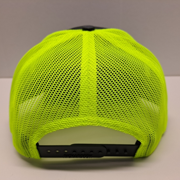Stihl Richardson 112 Trucker Mesh Snapback Hat Cap Hi-Vis Yellow - Picture 4 of 4